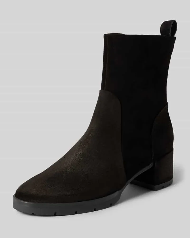 Högl Stiefeletten aus echtem Leder Black