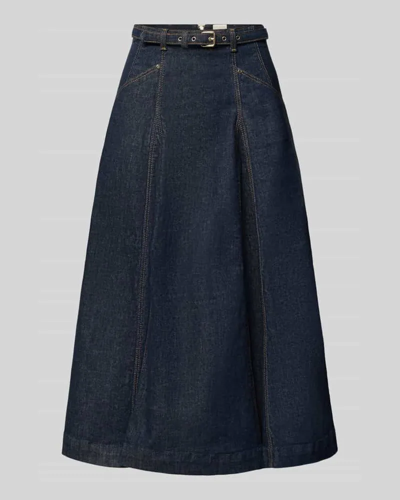 Guess Jeansrock mit Gürtel Modell 'RAYNE Dunkelblau