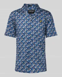 Lyle & Scott Regular Fit Freizeithemd mit Reverskragen Dunkelblau