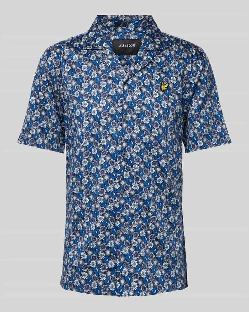 Lyle & Scott Regular Fit Freizeithemd mit Reverskragen Dunkelblau