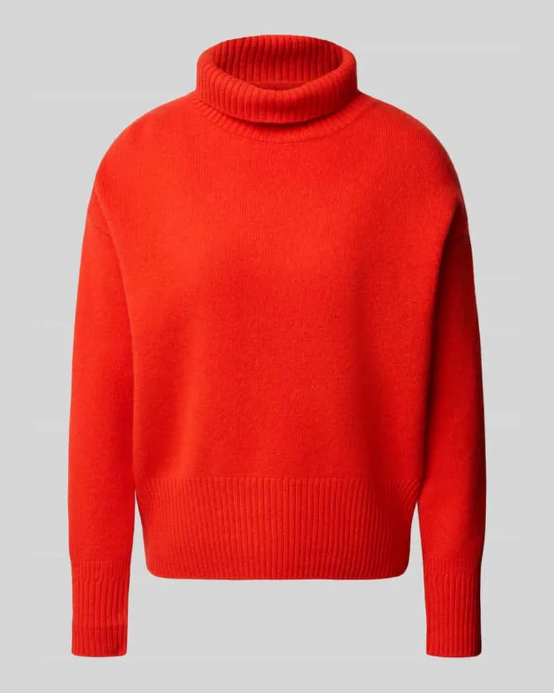 Suncoo Rollkragenpullover aus Leinen Modell 'PALACE Rot