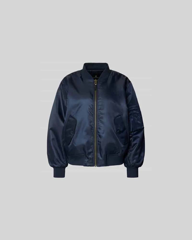Anine Bing Bomberjacke mit Reißverschluss Marine