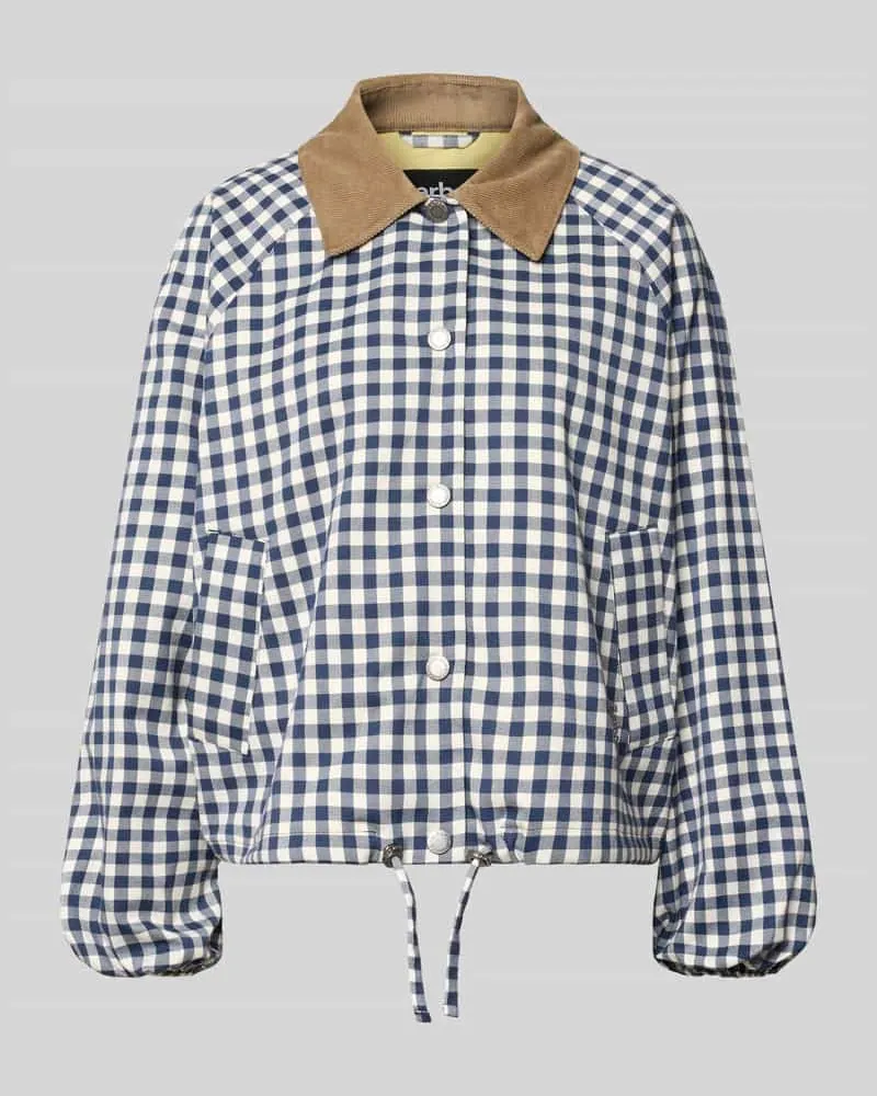 Barbour Regular Fit Blouson mit Viskose-Anteil Modell 'OVINGHAM Marine
