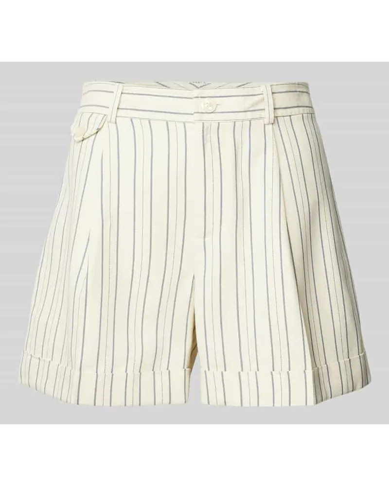 Ralph Lauren Shorts mit Streifenmuster Offwhite