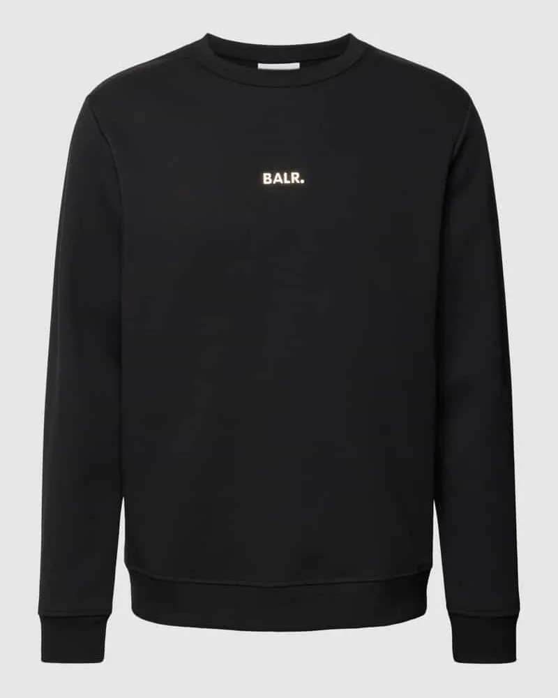 BALR. Regular Fit Sweatshirt mit Label-Detail Black