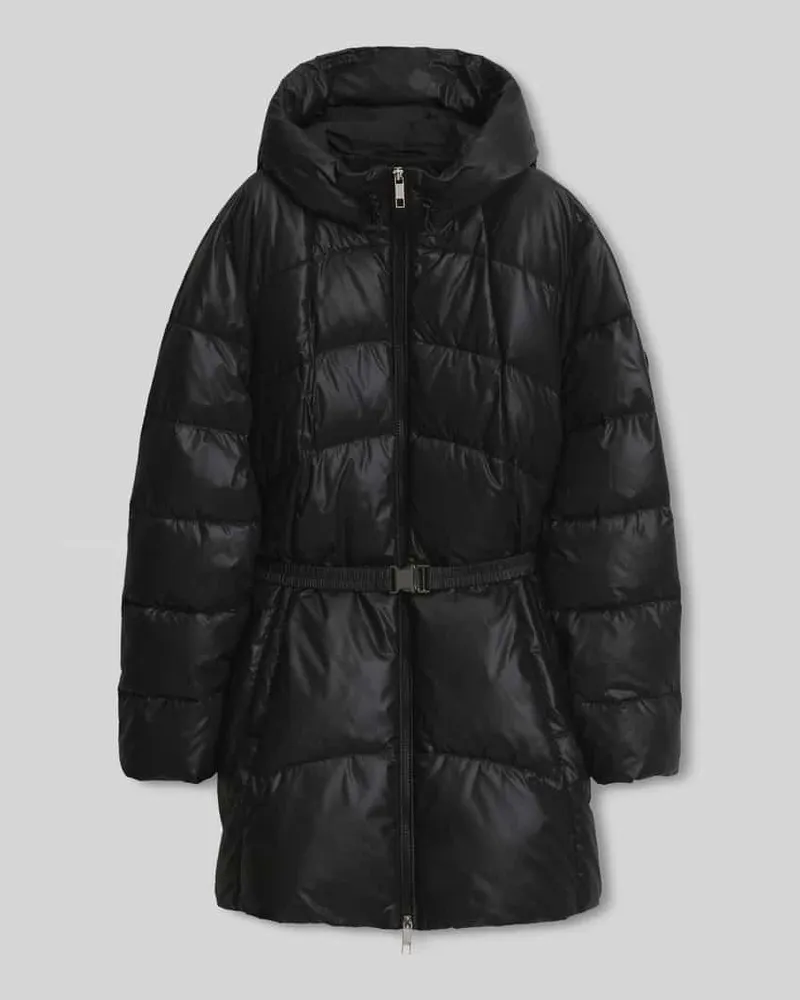 HUGO BOSS Daunenjacke mit Taillengürtel Pepula Black