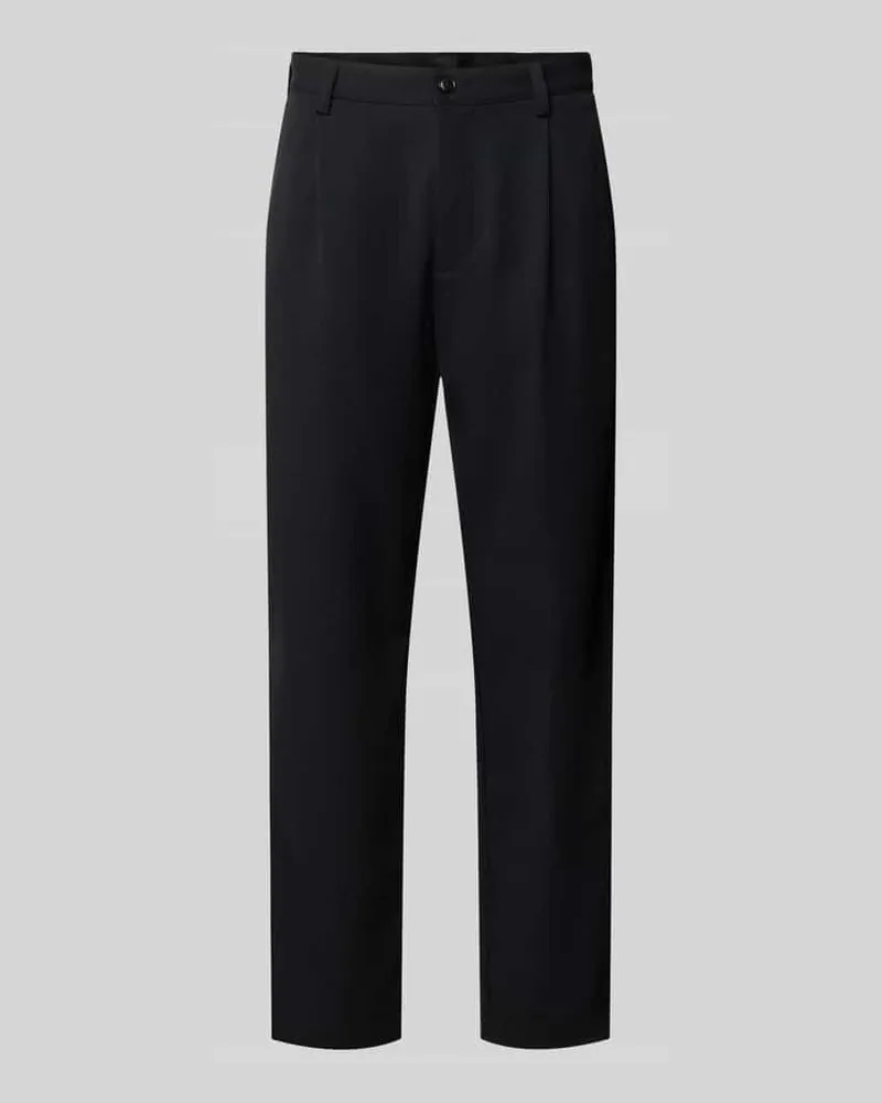 HUGO BOSS Tapered Chino mit Woll-Anteil Modell 'Chino Black