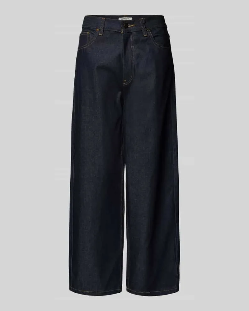 Carhartt WIP Jeans mit weitem Bein Modell 'Brandon Dunkelblau