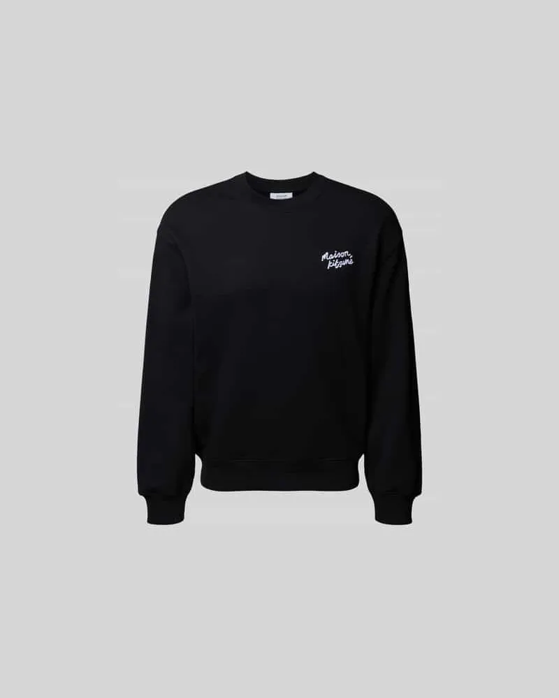 Kitsuné Sweatshirt aus reiner Baumwolle Black