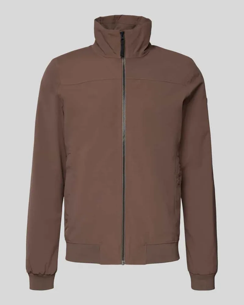 Didriksons 1913 Jacke mit Stehkragen Modell 'ALVIN Dunkelbraun