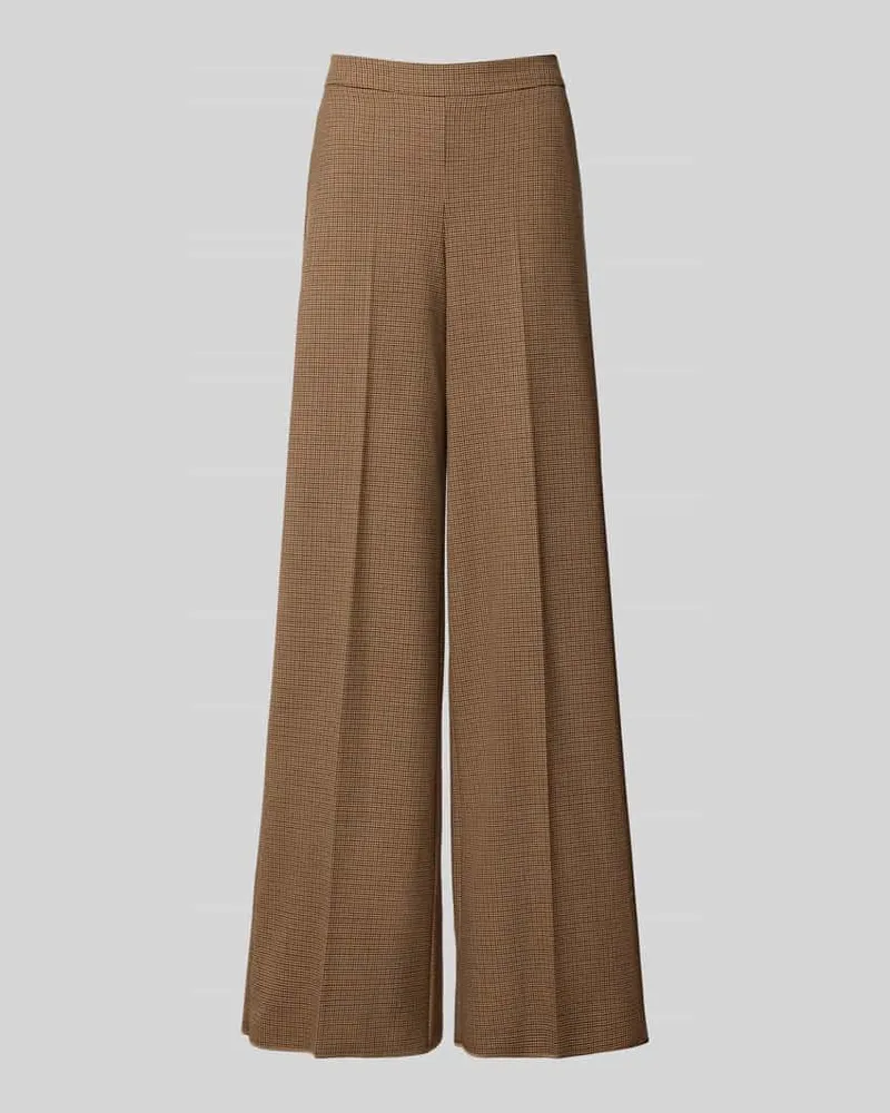 MARELLA Relaxed Fit Stoffhose mit Schurwoll-Anteil Modell 'GHINEA Hellbraun
