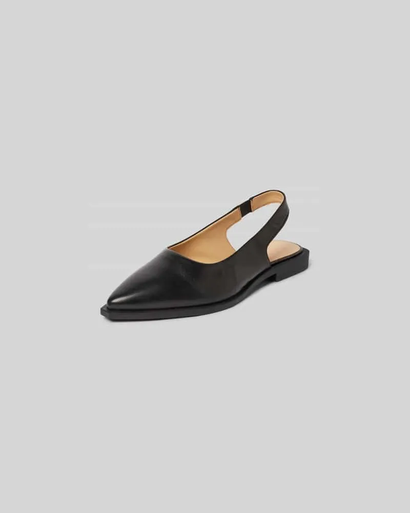Copenhagen Slingbacks aus echtem Leder Black