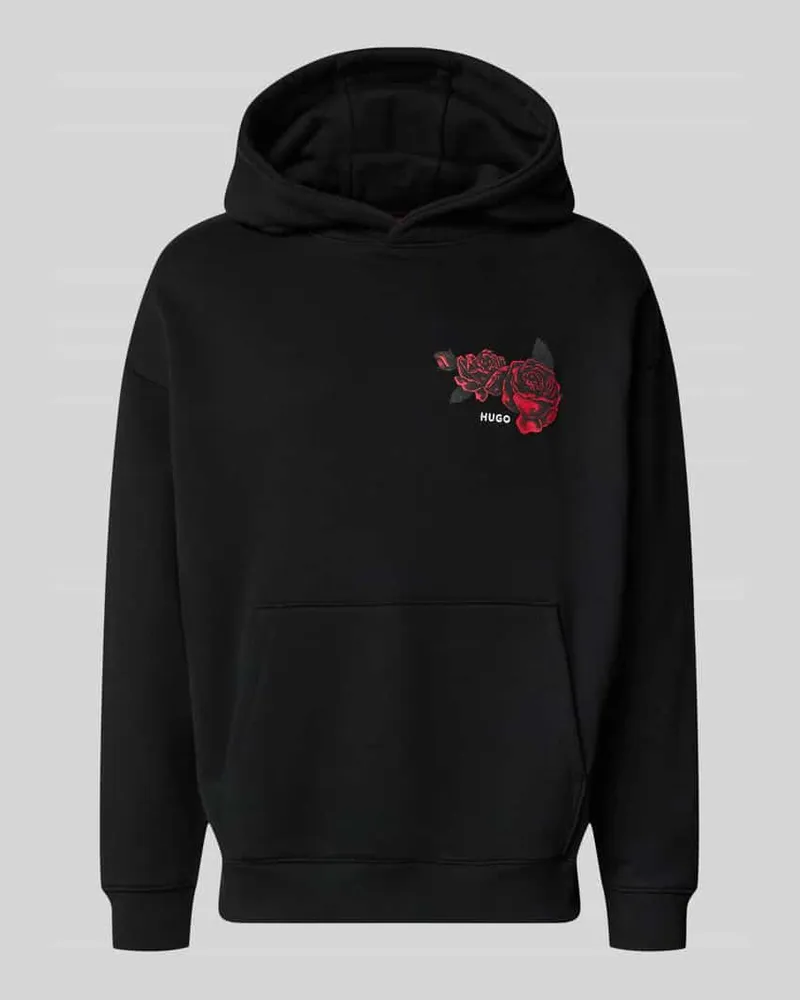 HUGO BOSS Regular Fit Hoodie aus reiner Baumwolle Modell 'DAGETHOOD Black
