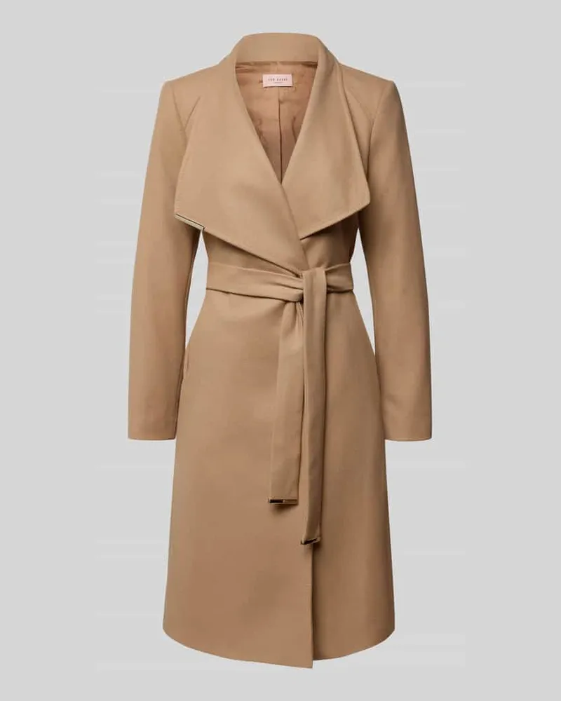 Ted Baker Mantel aus Woll-Mix mit Kaschmir-Anteil Modell 'ROSE Sand