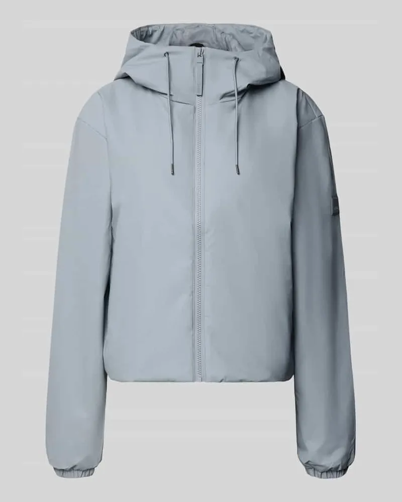 RAINS Jacke mit Kapuze Modell 'Lohja Hellblau