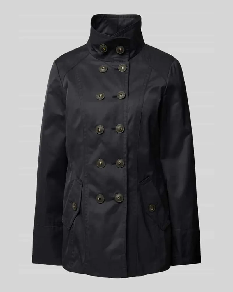 Fuchs Schmitt Trenchcoat aus Baumwoll-Mix Marine