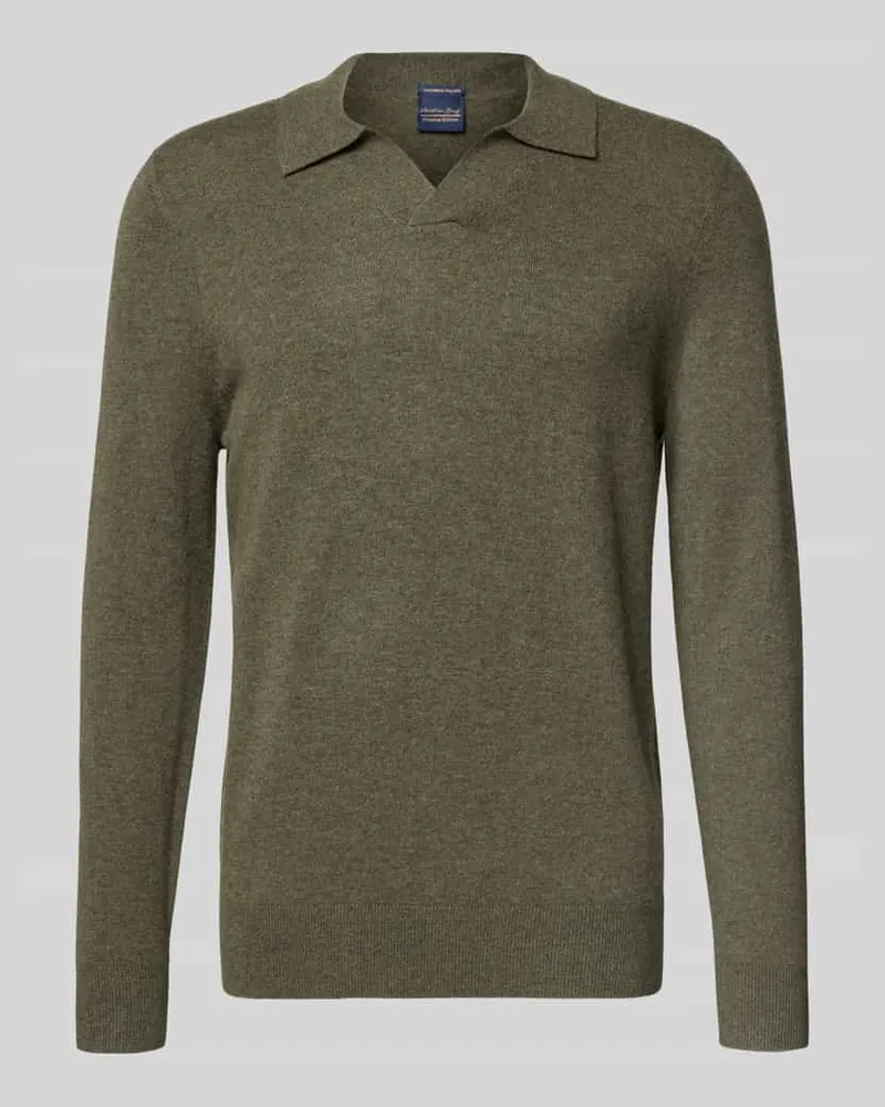 Christian Berg Strickpullover aus reinem Kaschmir Oliv