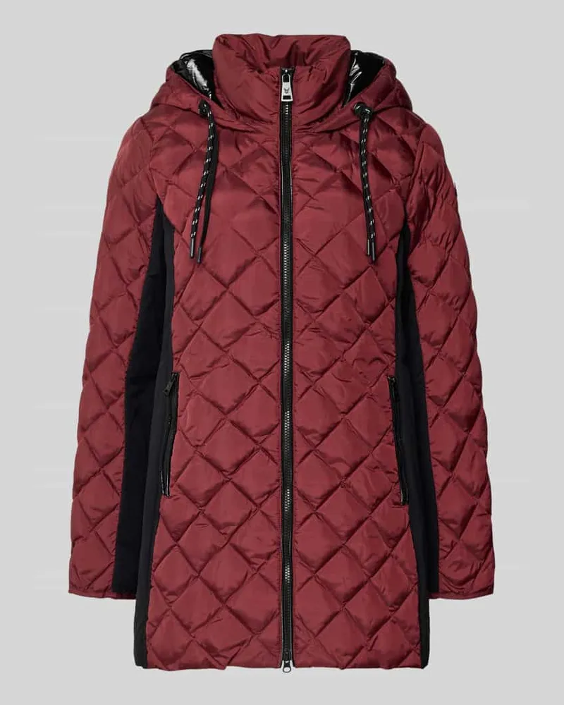 Fuchs Schmitt Regular Fit Steppjacke mit gefüttertem Stehkragen Bordeaux