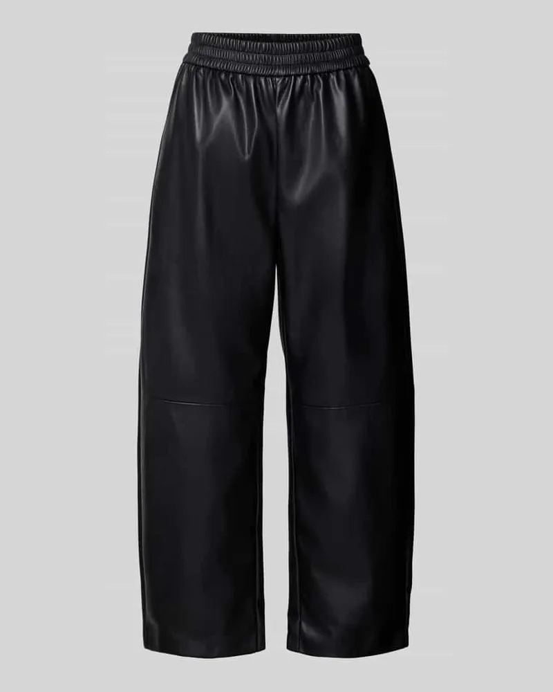 Suncoo Barrel Fit Hose in Leder-Optik Modell 'JUST Black