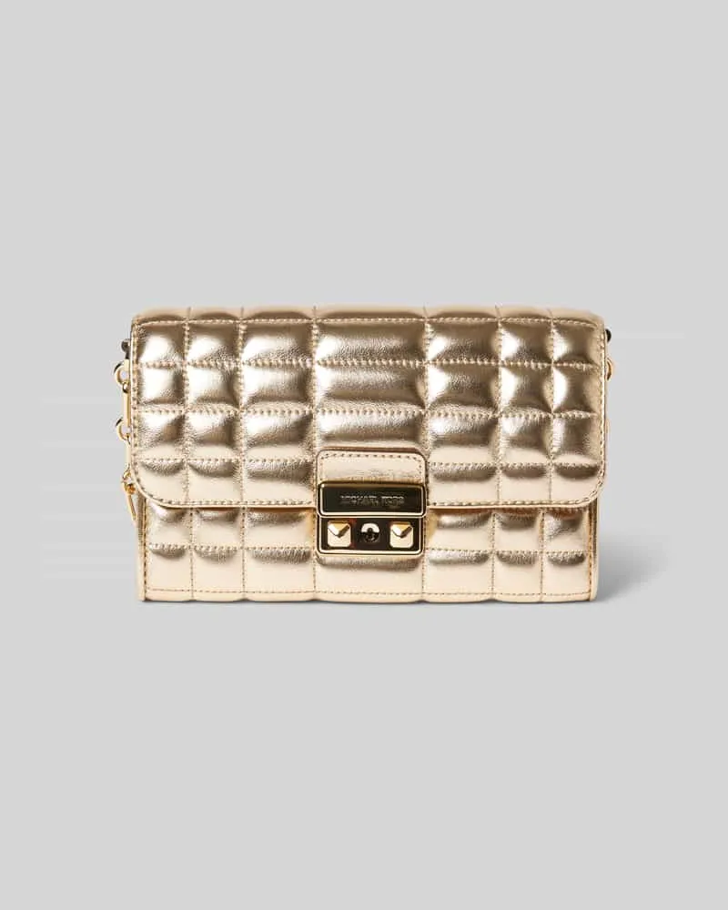 Michael Kors Handtasche mit Steppnähten Modell 'TRIBECA Gold