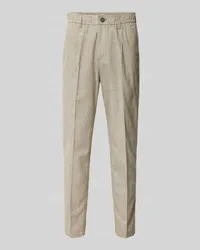 Casual Friday Leinenhose mit Eingrifftaschen Modell 'Marc Khaki