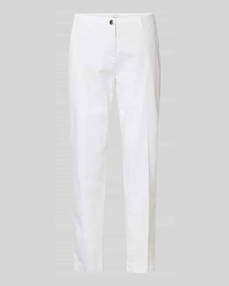 Brax Hose in verkürzter Passform Modell 'MARON Weiss