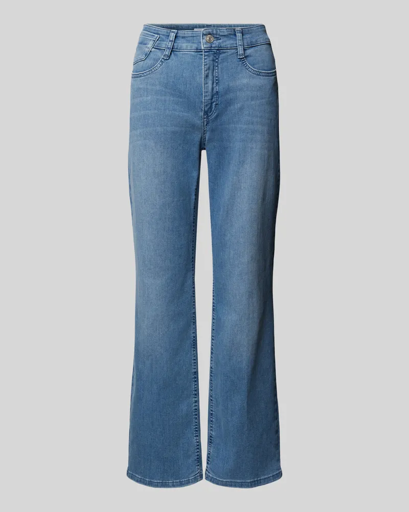 MAC Jeans Jeans mit 5-Pocket-Design Modell 'Laura Hellblau