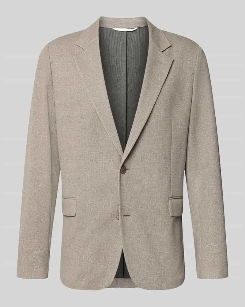 HUGO BOSS Super Slim Fit Sakko mit Viskose-Anteil Modell 'Anton263X-H Beige