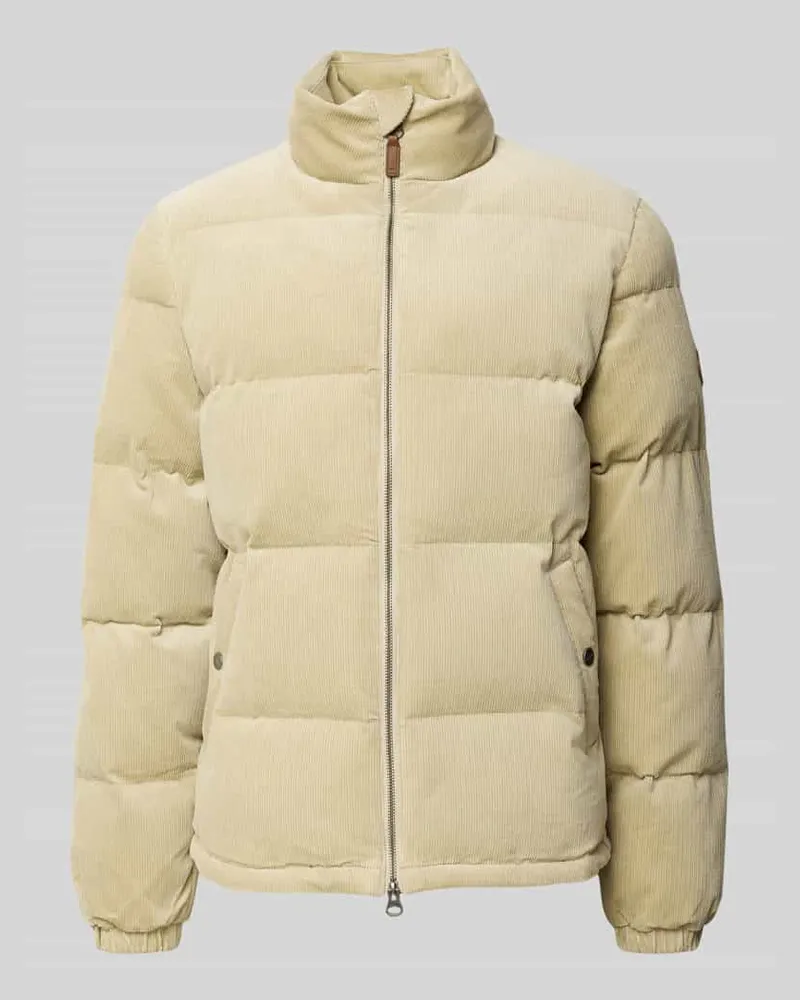 Gant Steppjacke mit Strukturmuster Beige