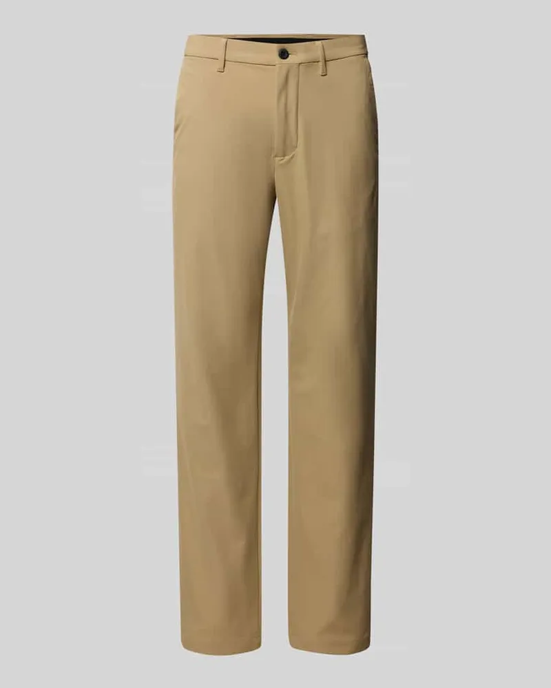 Tommy Hilfiger Straight Leg Chino aus atmungsaktivem Material Modell 'DENTON Camel