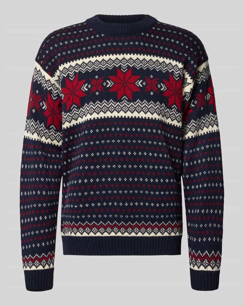 Dale of Norway Regular Fit Wollpullover in Strick-Optik Modell 'Egersund Marine