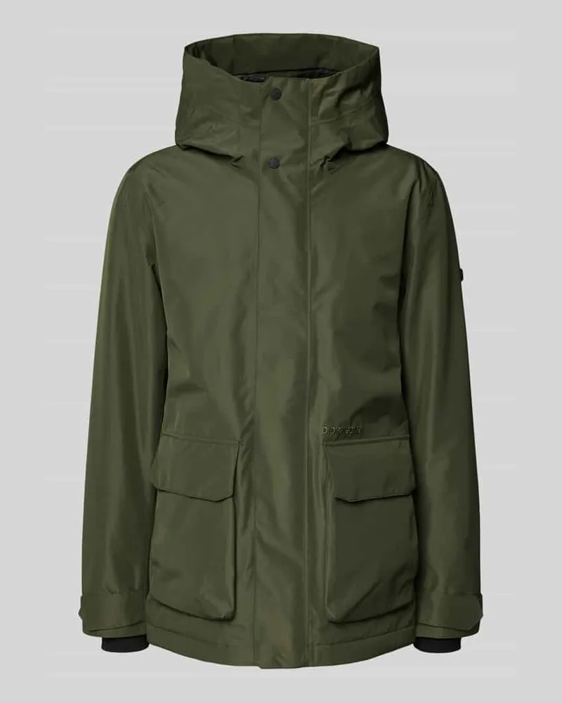 Didriksons 1913 Jacke mit Pattentaschen Modell 'LIAM Dunkelgruen