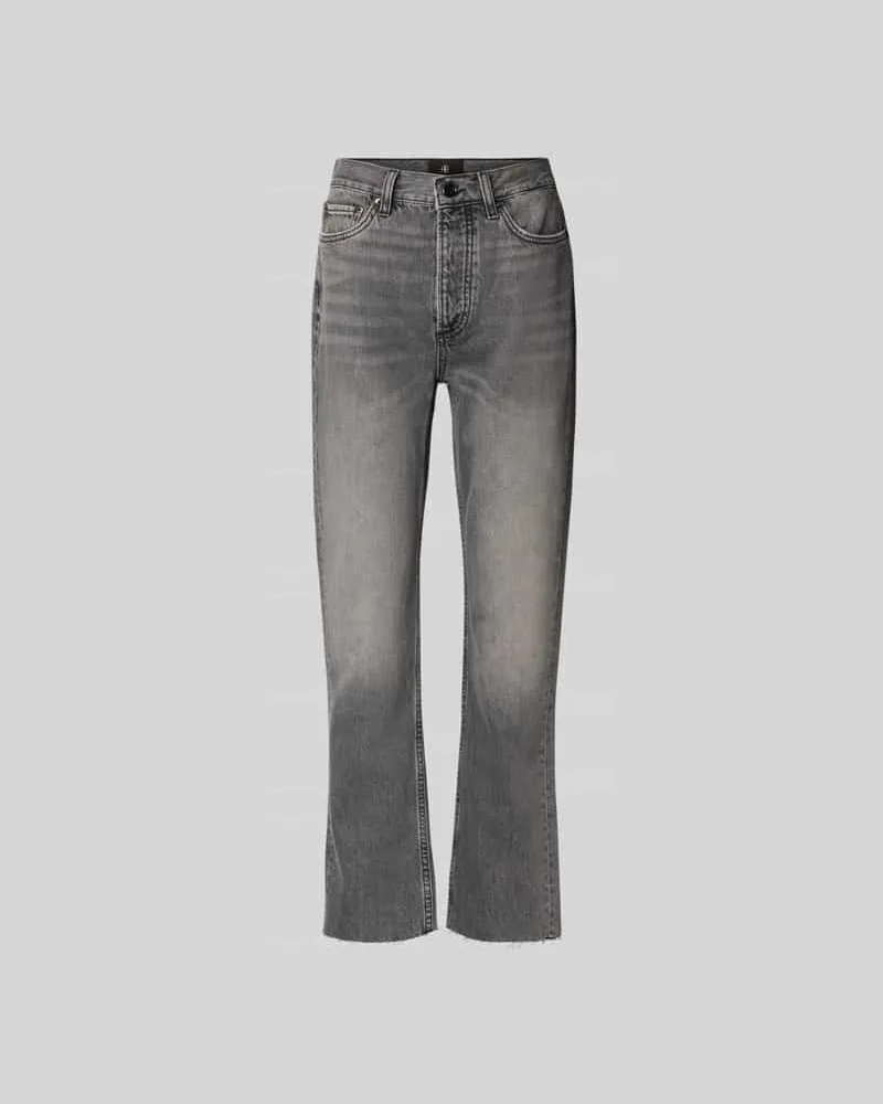 Anine Bing Jeans mit 5-Pocket-Design Dunkelgrau
