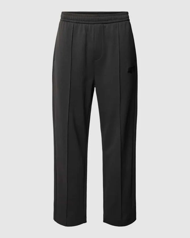 HUGO BOSS Sweatpants mit Label-Detail Modell 'Hurley Anthrazit