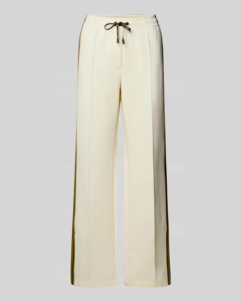 Marc Cain Sweatpants mit elastischem Bund und Tunnelzug Ecru