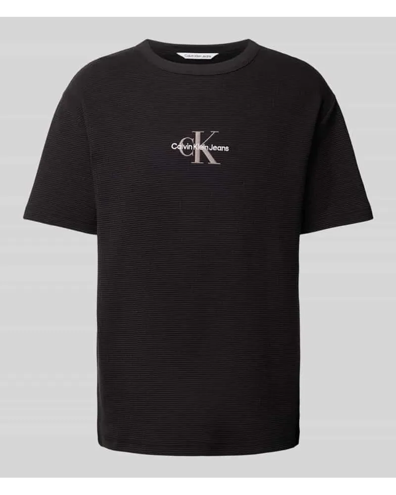 Calvin Klein T-Shirt mit Rundhalsausschnitt Black