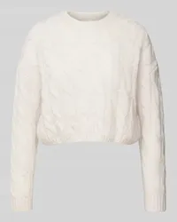 MARELLA Strickpullover mit Rundhalsausschnitt Modell 'CLARINO Offwhite