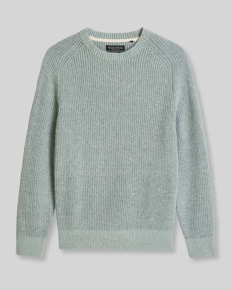 Marc O'Polo Regular Fit Pullover aus Schurwoll-Mix Mint