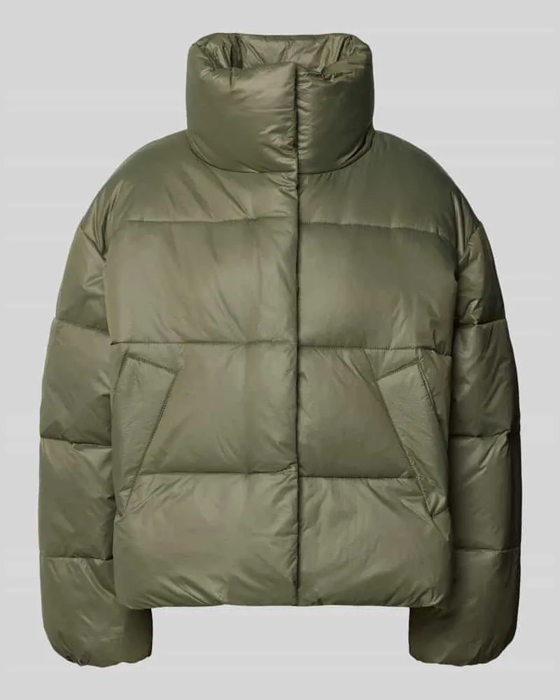 mbyM Steppjacke mit Stehkragen Modell 'Seraphina Khaki