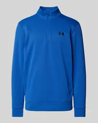 Under Armour Troyer mit Label-Print Rauchblau