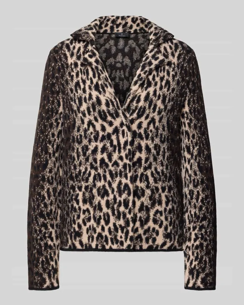 monari Strickjacke im Allover-Look Beige