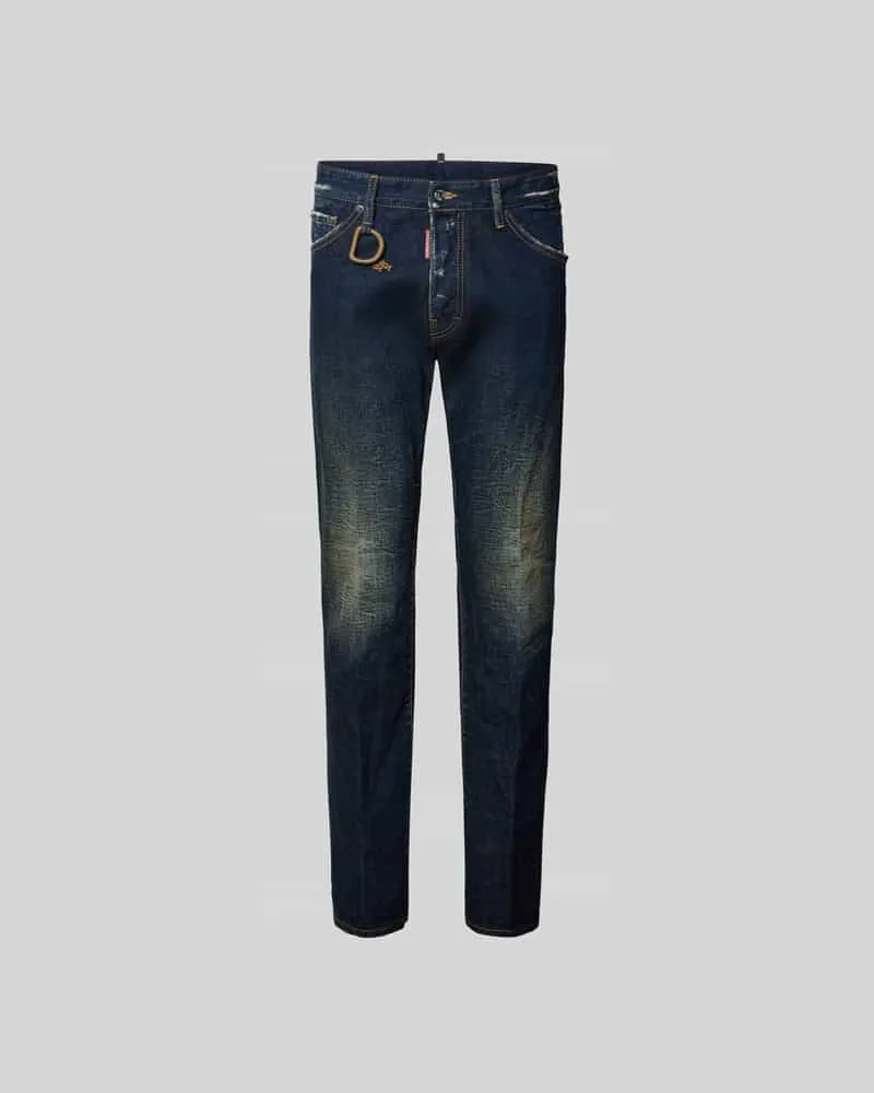Dsquared2 Jeans mit 5-Pocket-Design Dunkelblau