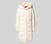 Steppmantel mit Kunstfell und Eingrifftaschen