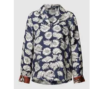 Bluse aus Seide mit floralem Motiv-Print Modell 'PALLA
