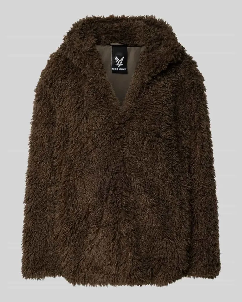 Fuchs Schmitt Jacke mit Umlegekragen Dunkelbraun