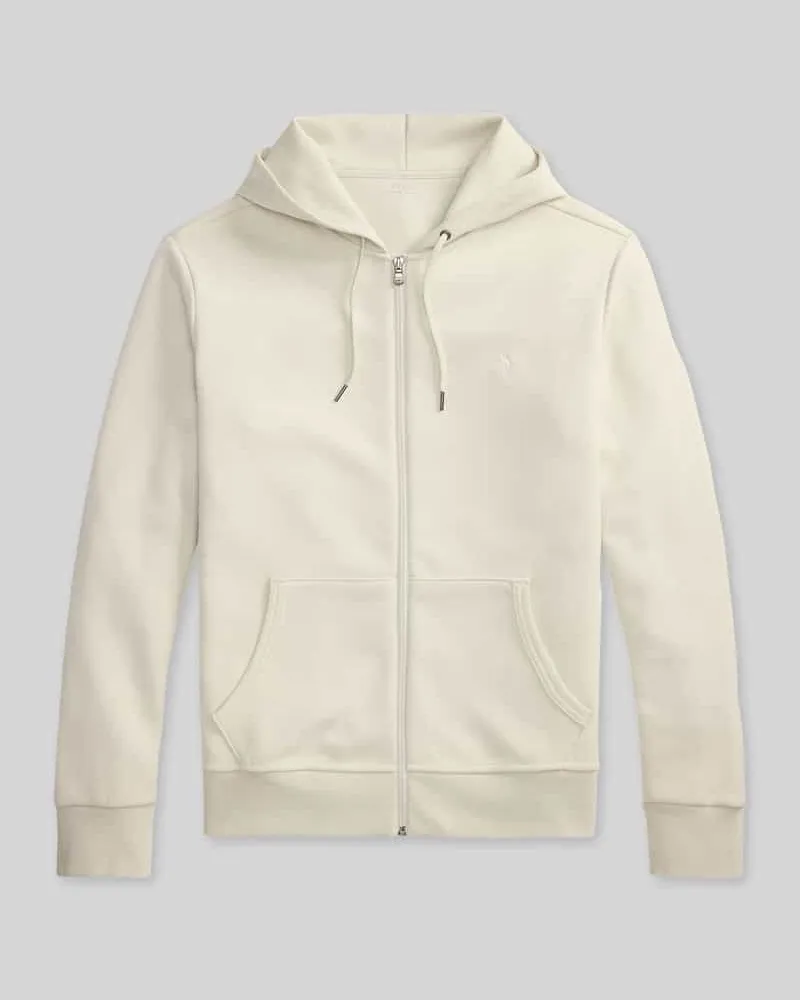Ralph Lauren Regular Fit Sweatjacke aus Baumwoll-Mix Hellgrau