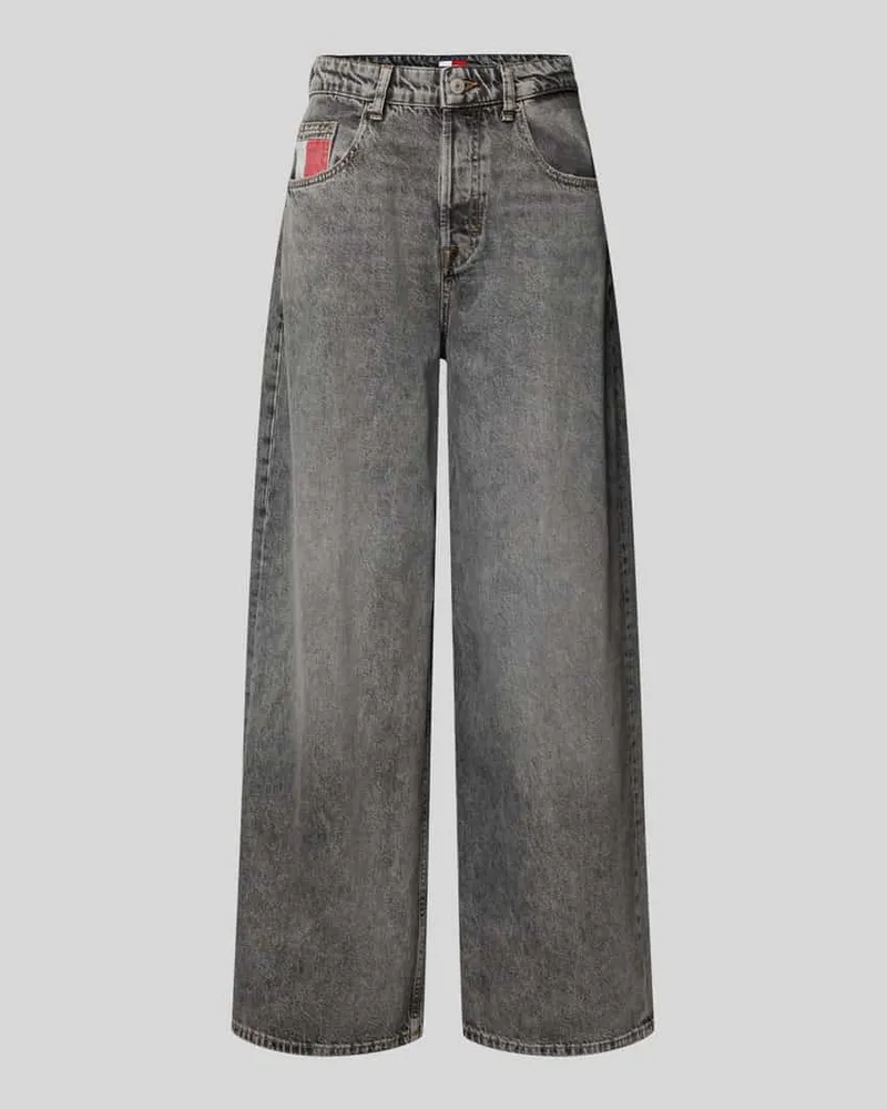 Tommy Hilfiger Loose Fit Jeans aus reiner Baumwolle Modell 'CHARLIE Mittelgrau