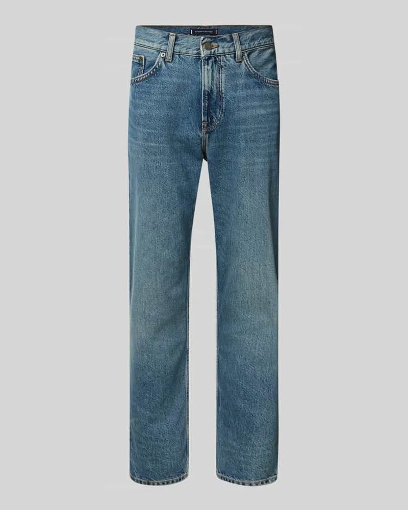 Tommy Hilfiger Relaxed Tapered Fit Jeans aus Baumwoll-Lyocell-Mix Jeansblau
