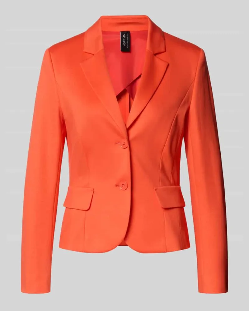 Marc Cain Slim Fit Blazer aus Viskose-Mix Koralle