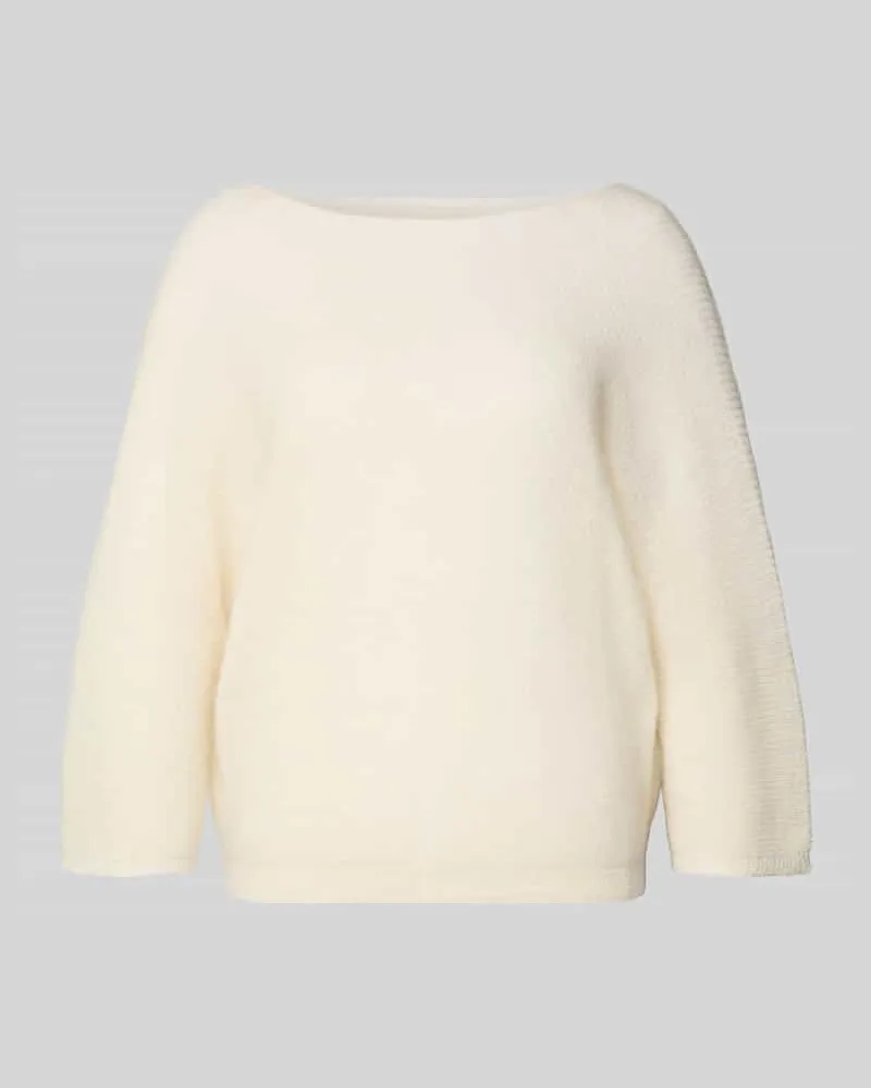 ba&sh Cardigan mit Mohair-Anteil und V-Ausschnitt Modell 'ISAAC Ecru